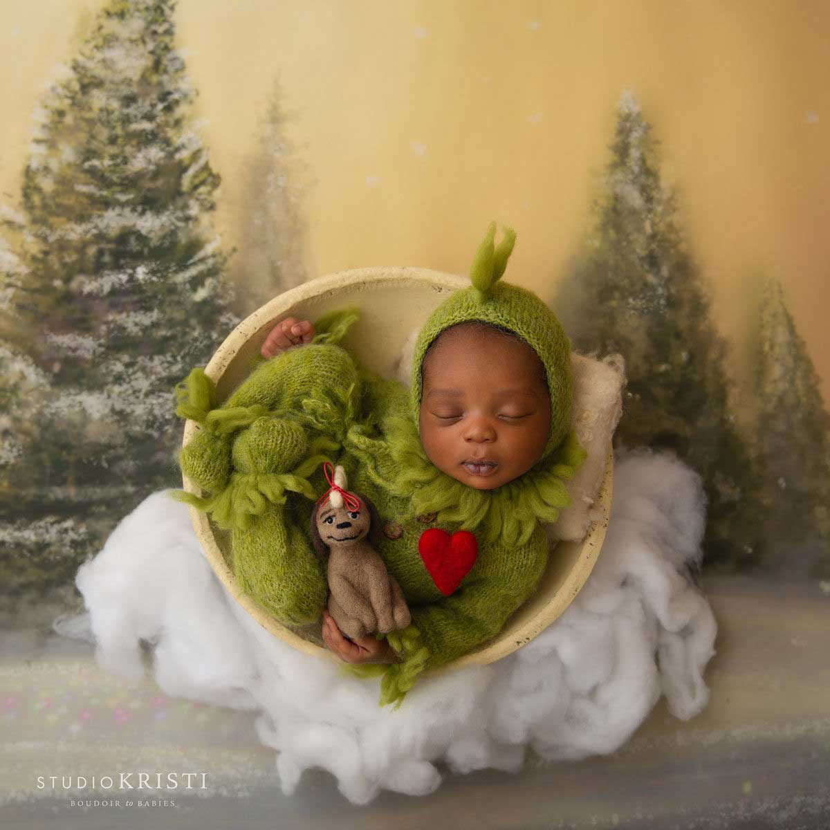 Newborn - Christmas Photography 